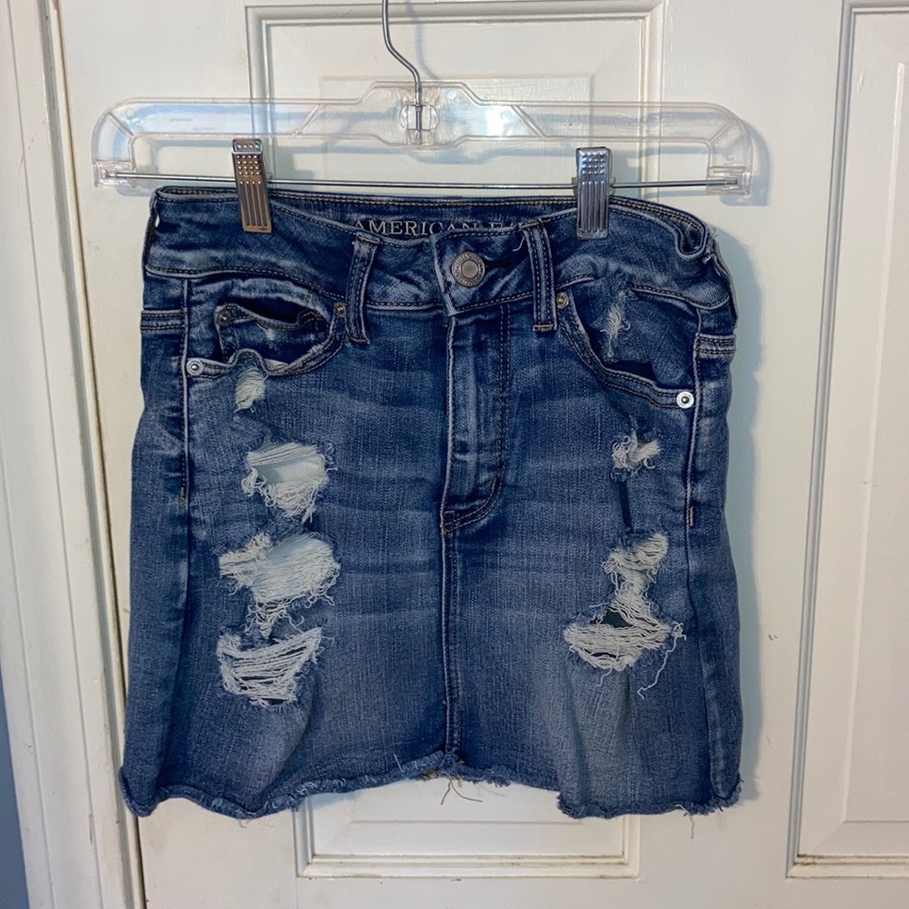 jean skirt
